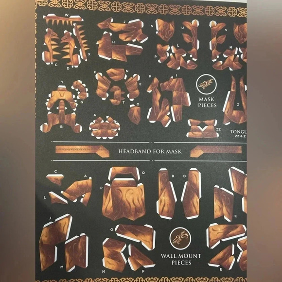 Game of Thrones - House Targaryen 3D Mask & Wall Mount Book - DIY 🐉🎭 - Picture 10 of 16